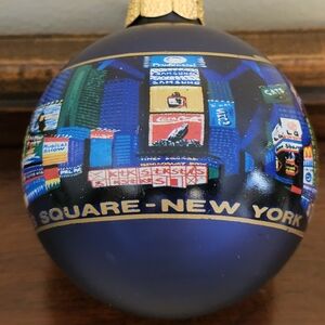 New York City Times Square Souvenir Hanging Ormament 3.5 Inches